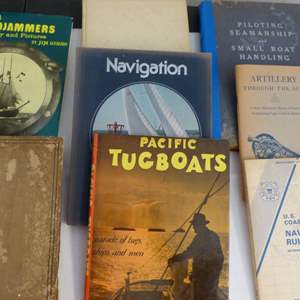 Lot #340  Lot of Boat Ship & navigation books