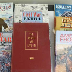 Lot #341  Lot of military Civil War books