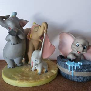 Lot #17 Lot of 2 Dumbo Figurines As Shown- 1 Limited Edition