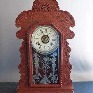 Lot #51 Antique Ansonia Mantle Clock