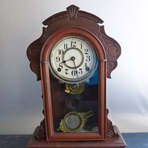 Lot #52 Antique F. Kroeber Mantle Clock