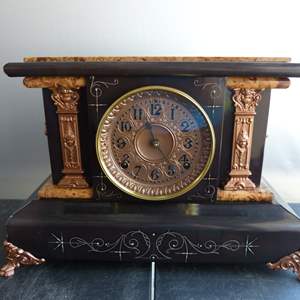 Lot #61 Antique Seth Thomas Mantle Clock