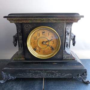 Lot #67 Antique Welch Mantle Clock See Description