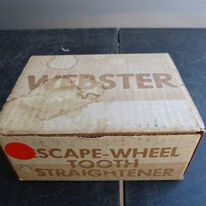 Lot #79 Webster Escape Wheel Tooth Straightener Tool In Box