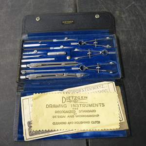 Lot #138 Dietzgen Kromet Drafting Tool Set