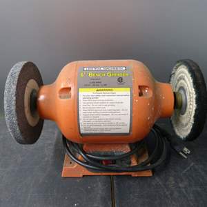 Lot #140 Central Machinery 6" Bench Grinder