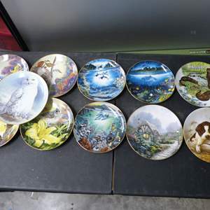 Lot #162 Large Lot Collectible Plates As Shown