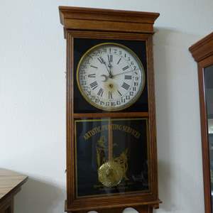 Lot #188 Antique Wall Clock 