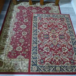 Lot #211 Lot of 2 Area Rugs As Shown