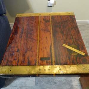 Lot #221 Cardiff Ships Hatch End Table