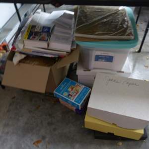 Lot #279 Large Mixed Lot Paper and Office Supplies As Shown