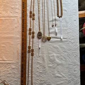 Lot #71 - 7 gold-tone necklaces