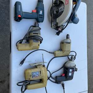 Lot #419 - Power Drills & Skill saw, jigsaw