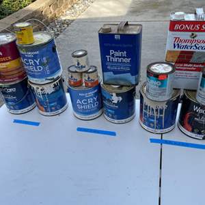 Lot #432 - Paint cans