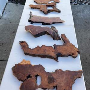 Lot #454 - Random burl wood pieces