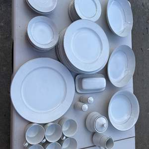 Lot #474 - Southwicke porcelain china set 49 pieces