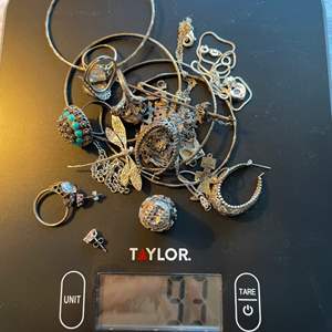 Lot #85 - 93 grams sterling items