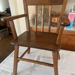 Lot #134 - Childs chair oak