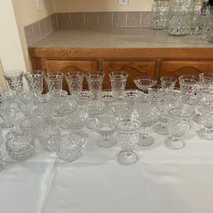 Lot #137 - Fostoria approximately 40 pieces