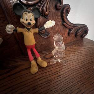 Lot #196 - Mickey and Donald vintage figures