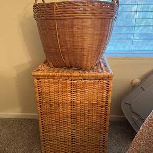 Lot #239 - 2 wicker baskets