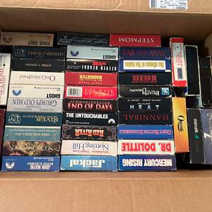 Lot #248 - VHS tapes and dvds approximately 60 total