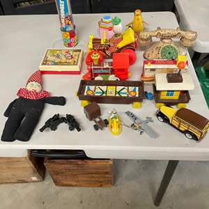 Lot #40 - vintage kids toys and collectibles