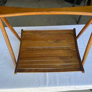 Lot #128 - Mid Century Magazine rack