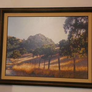 Lot #191 Large 'Pacheco Pass' Art Canvas Signed and Numbered- June Carey