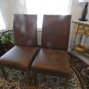 Lot #460 Pair of Dining Chairs