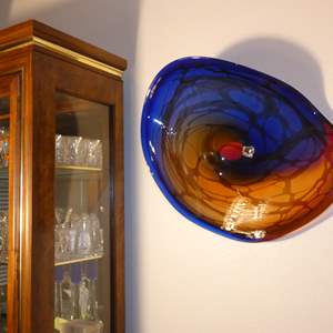 Lot #440 Beautiful Wall Artisan Art Glass 