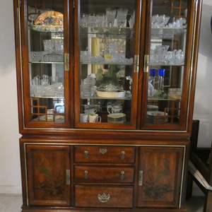 Lot #442 Asian Style Hutch Bassett