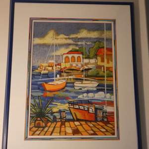 Lot #467 Sailboat Art