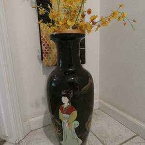 Lot #501 Large Asian Vase