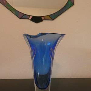 Lot #505 Artisan Glass Vase AS IS