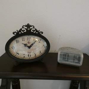 Lot #521 Two Clocks