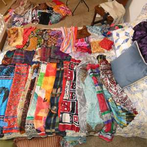 Lot #529 Huge Lot of Scarves