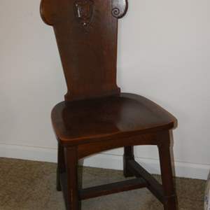 Lot #531 Antique Wood Chair