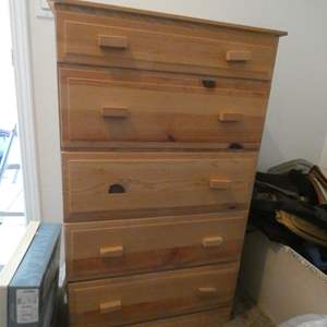 Lot #554 Unfinished Small Pine Dresser