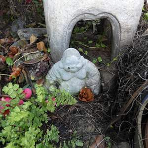 Lot #755 Buddha plus Tranquillity Stone, plus Temple