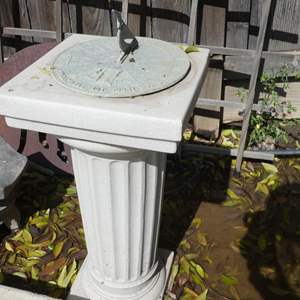 Lot #763 Sundial on Column Stand