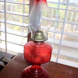 Lot #12 Vintage Hurricane Oil Lamp