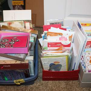 Lot #24 Very Large Lot of Greeting Cards/Stationary