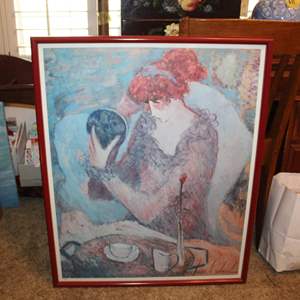 Lot #35 Barbara A. Wood Framed Lithograph