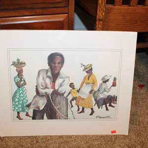 Lot #50 Unframed Print