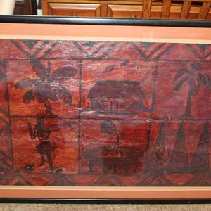 Lot #61 Framed Hawaiian Art