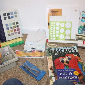 Lot #81 Lot of Art Supplies