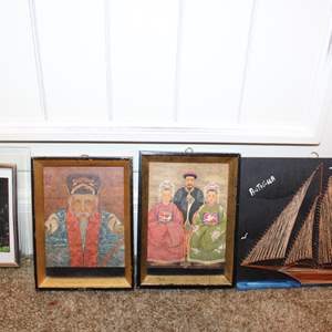 Lot #104 Lot of Small Art Pieces