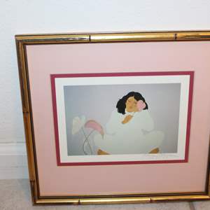 Lot #126 Framed Hawaiian Watercolor Signed