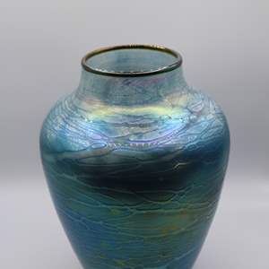 Lot #148 FAVRILE Art Glass Vase- Signed